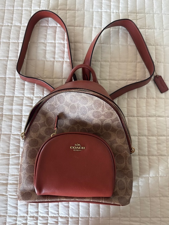 Coach Handbags - Coach Court Backpack in Signature Canvas